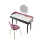 Contemporary Makeup Vanity Desk Double Drawers Vanity Dressing Table