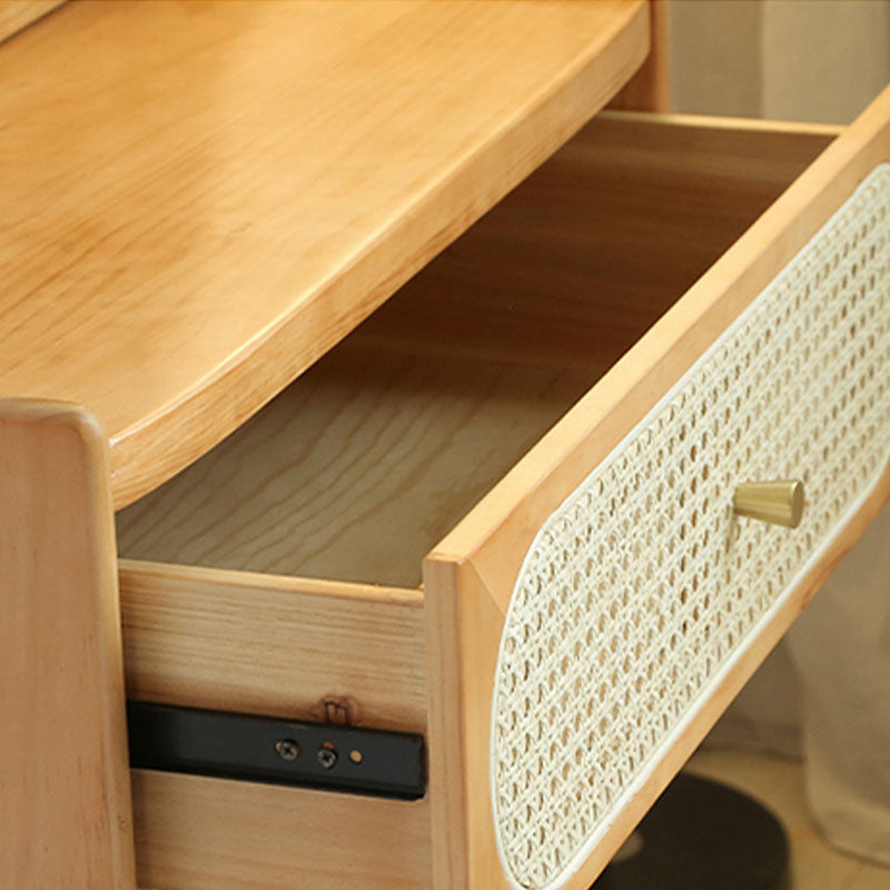 Scandinavische slaapkamer 1 laden massief hout verwijderbare make-up ijdelheid