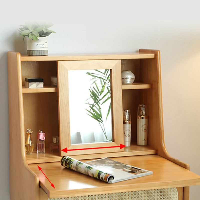 Scandinavische slaapkamer 1 laden massief hout verwijderbare make-up ijdelheid