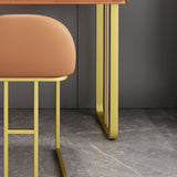 Tocador de maquillaje de dormitorio lujoso tope de tocador de maquillaje de piedra mesa de escritorio