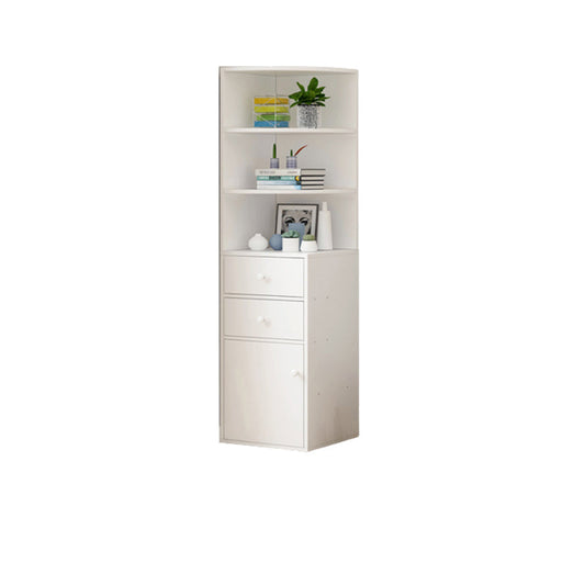 Contemporary White Water Resistant Cabinet with Drawers Corner Cabinet Clearhalo 'Cabinets & Chests' 'cabinets_chests' 'furn' 'furn_cabinets_chests' 'Furniture' 'Living Room Furniture' 6159065