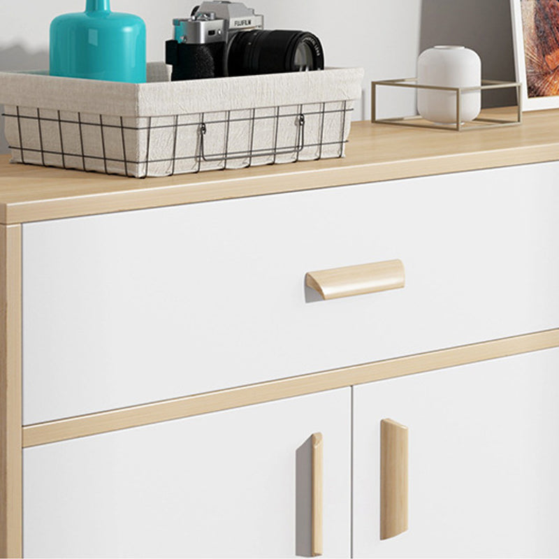 Mid-Century Modern Rectangle Accent Cabinet with 6 Wooden Legs Clearhalo 'Cabinets & Chests' 'cabinets_chests' 'furn' 'furn_cabinets_chests' 'Furniture' 'Living Room Furniture' 6159094