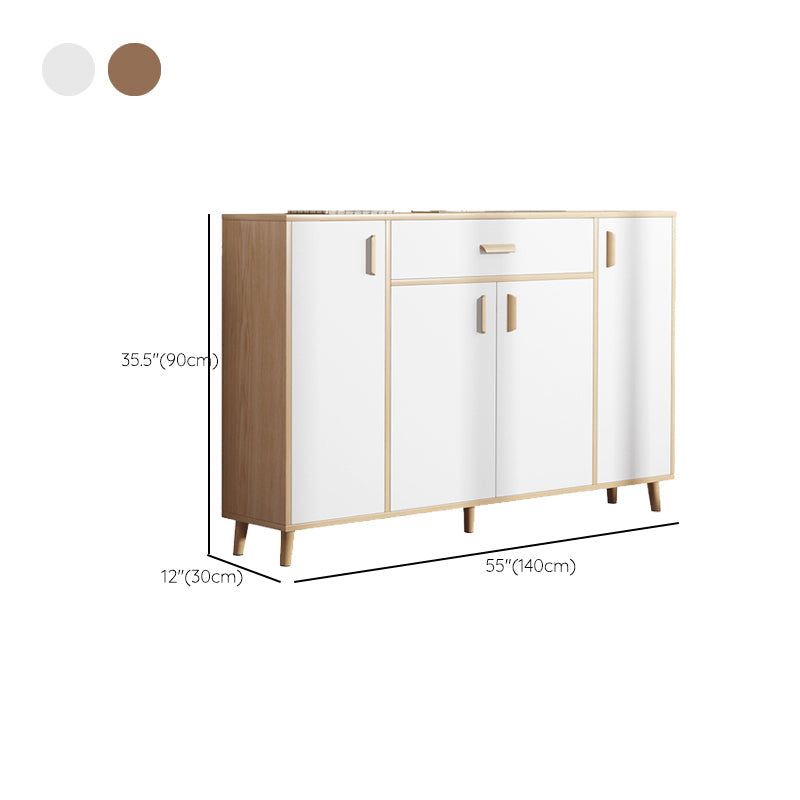 Mid-Century Modern Rectangle Accent Cabinet with 6 Wooden Legs Clearhalo 'Cabinets & Chests' 'cabinets_chests' 'furn' 'furn_cabinets_chests' 'Furniture' 'Living Room Furniture' 6159099