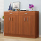 Cabinet d'accent contemporain avec 2 tiroirs et 4 portes en bois