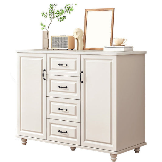 Cabinet d'accent moderne du milieu du siècle avec tiroirs et portes en bois