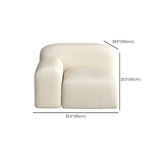 Zeitgenössischer Stoff saße quadratisch dichtes Rückenarmsofa Standardsofa