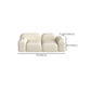 Contemporary Fabric Settee Square Tight Back Arm Sofa Standard Sofa