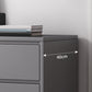 Contemporary Grey Rectangle Accent Chest with Drawers and Metal Legs Clearhalo 'Cabinets & Chests' 'cabinets_chests' 'furn' 'furn_cabinets_chests' 'Furniture' 'Living Room Furniture' 6159226