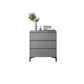 Contemporary Grey Rectangle Accent Chest with Drawers and Metal Legs Clearhalo 'Cabinets & Chests' 'cabinets_chests' 'furn' 'furn_cabinets_chests' 'Furniture' 'Living Room Furniture' 6159231