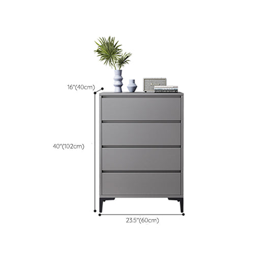 Contemporary Grey Rectangle Accent Chest with Drawers and Metal Legs Clearhalo 'Cabinets & Chests' 'cabinets_chests' 'furn' 'furn_cabinets_chests' 'Furniture' 'Living Room Furniture' 6159235