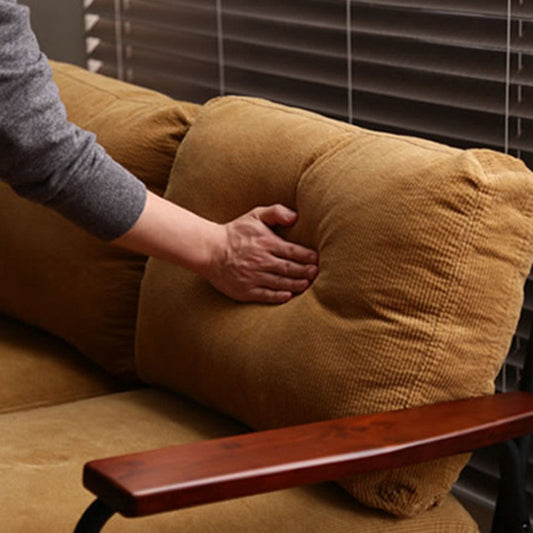 Zeitgenössische Quadratarmsofa Kissen Standard -Sofa für Wohnung