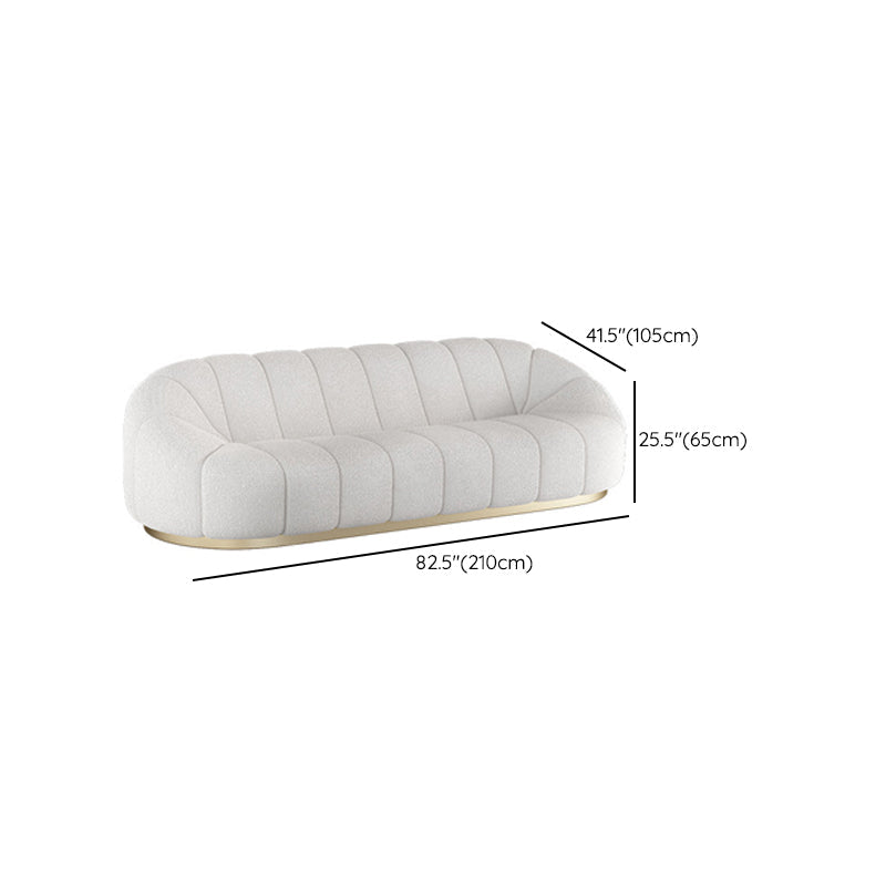Contemporary Fabric Standard Sofa, Sloped Arm Tight Back Seating Clearhalo 'furn' 'furn_sofas' 'Furniture' 'Living Room Furniture' 'Sofa' 'sofas' 6159339