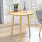 Table basse ronde contemporaine en bois, table de cocktail à 3 pieds