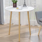 Table basse ronde contemporaine en bois, table de cocktail à 3 pieds