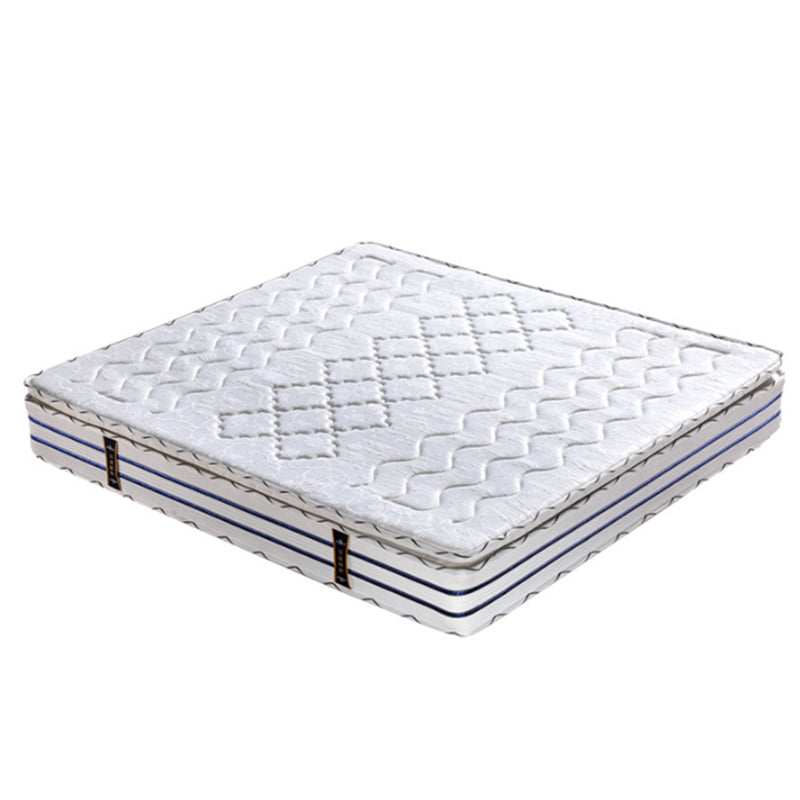 Letto in legno marrone letto trapuntato per chiodo per chiodo rivestito con testiera