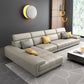 39.37 " H Faux Leather Pillow Top Arm Sofa & Chaise for Living Room