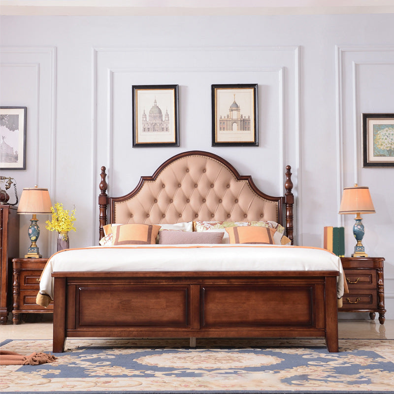 Victorain Tufted Upholstered Standard Bed 71.7-inch W Mattress Included Bed with Headboard Clearhalo 'Bedroom Furniture' 'Beds' 'furn' 'furn_beds' 'Furniture' 6159602