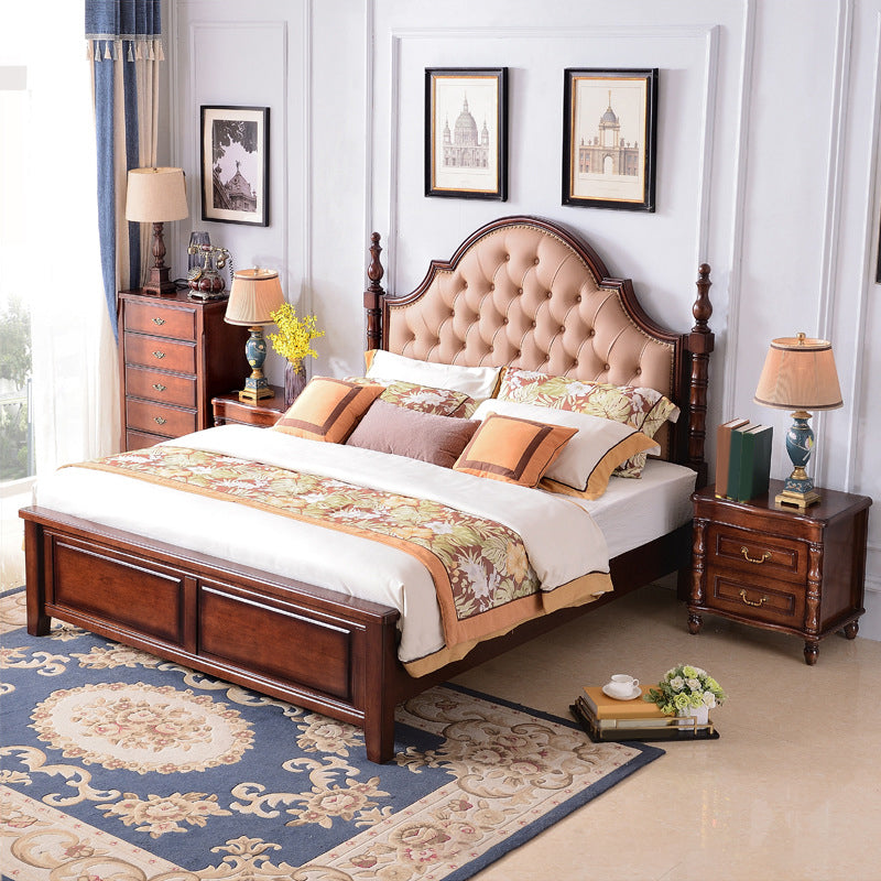Victorain Tufted Upholstered Standard Bed 71.7-inch W Mattress Included Bed with Headboard Clearhalo 'Bedroom Furniture' 'Beds' 'furn' 'furn_beds' 'Furniture' 6159603
