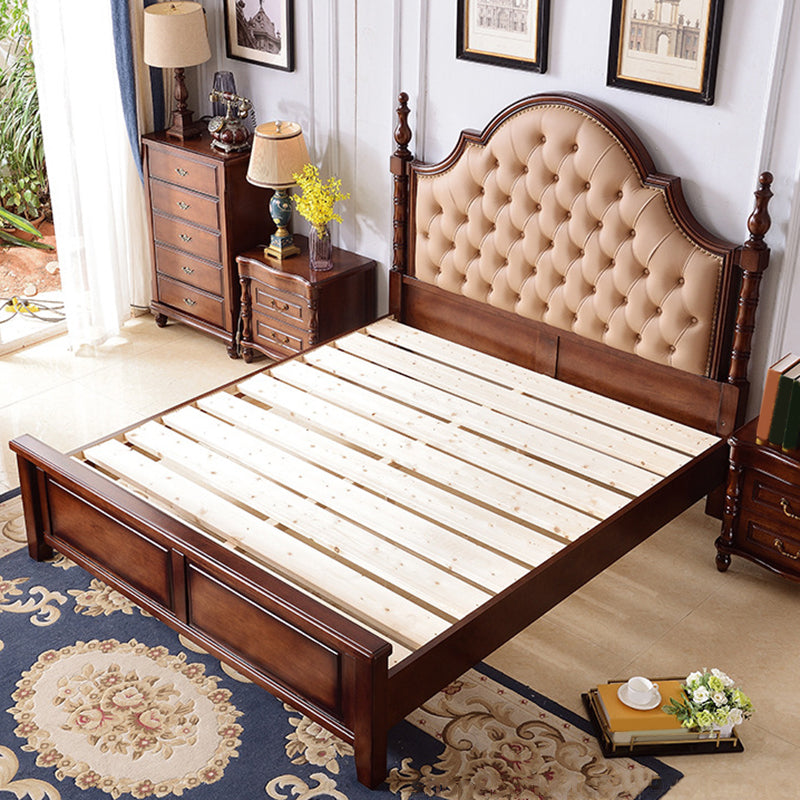 Victorain Tufted Upholstered Standard Bed 71.7-inch W Mattress Included Bed with Headboard Clearhalo 'Bedroom Furniture' 'Beds' 'furn' 'furn_beds' 'Furniture' 6159604