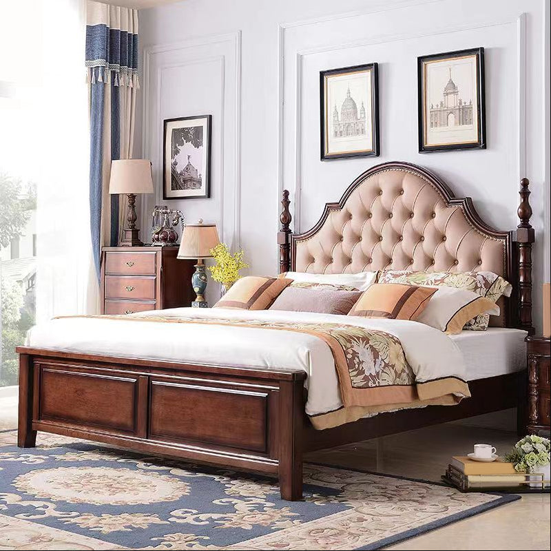 Victorain Tufted Upholstered Standard Bed 71.7-inch W Mattress Included Bed with Headboard Clearhalo 'Bedroom Furniture' 'Beds' 'furn' 'furn_beds' 'Furniture' 6159615