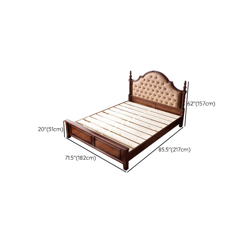 Victorain Tufted Upholstered Standard Bed 71.7-inch W Mattress Included Bed with Headboard Clearhalo 'Bedroom Furniture' 'Beds' 'furn' 'furn_beds' 'Furniture' 6159616