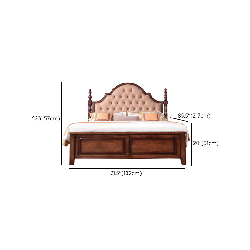 Victorain Tufted Upholstered Standard Bed 71.7-inch W Mattress Included Bed with Headboard Clearhalo 'Bedroom Furniture' 'Beds' 'furn' 'furn_beds' 'Furniture' 6159618