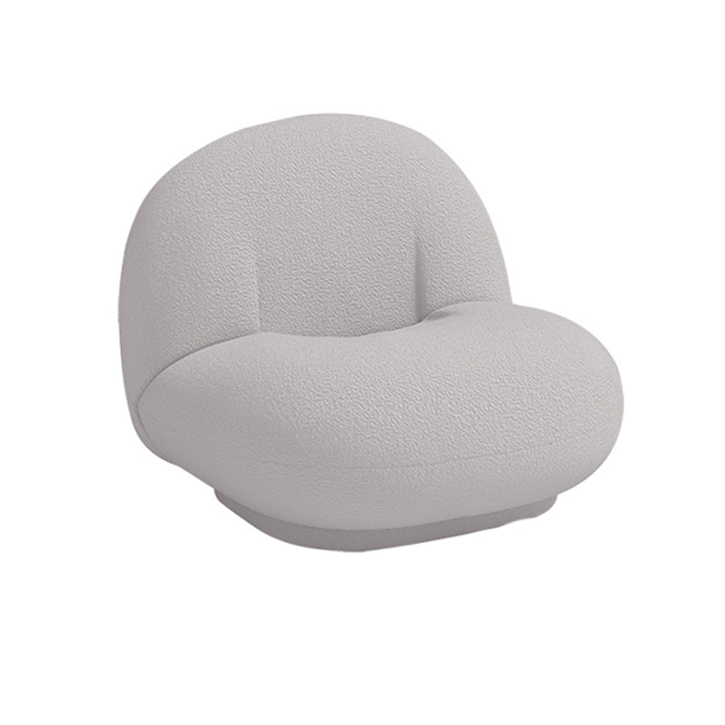 Contemporary Fabric/Faux Leather Seating Tight Back Sofa for Living Room 37.4"L x 38.2"W x 32.7"H Wool Clearhalo 'furn' 'furn_sofas' 'Furniture' 'Living Room Furniture' 'Sofa' 'sofas' 6159674