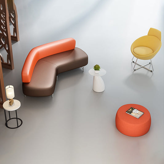Lederlosenloser Sofa zeitgenössischer enger Rücken gebogenes Sofa für Wohnzimmer
