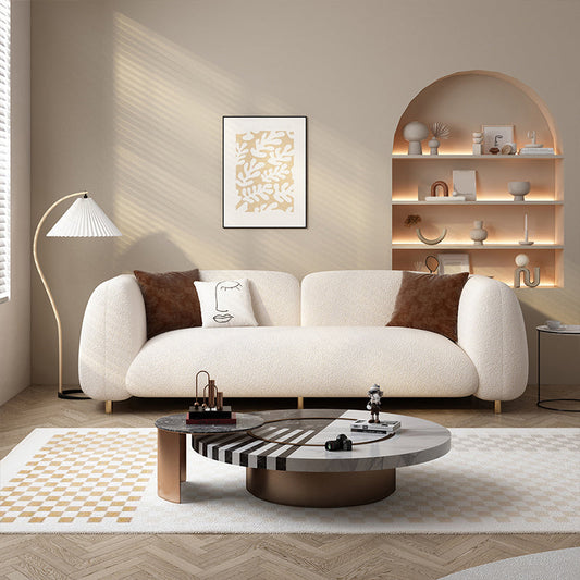 Zeitgenössischer enger Rückenstandard sammelte Sachstunde Smok -Arm -Sofa für Wohnzimmer