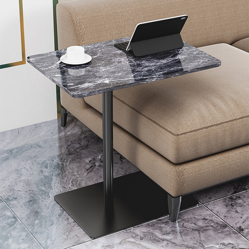 Modern Wood Side End Table Minimalist Rectangular Corner Table