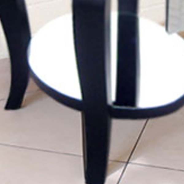 Tapa del lado superior de vidrio redonde