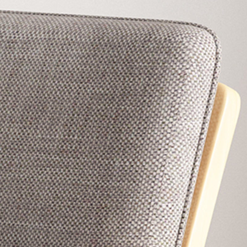 Linen Arm Chair 28.34" Wide Solid Wood Frame Chair for Bedroom Clearhalo 'Accent Chairs' 'accent_chairs' 'Chairs & Seating' 'furn' 'furn_accent_chairs' 'Furniture' 'Living Room Furniture' 6160189