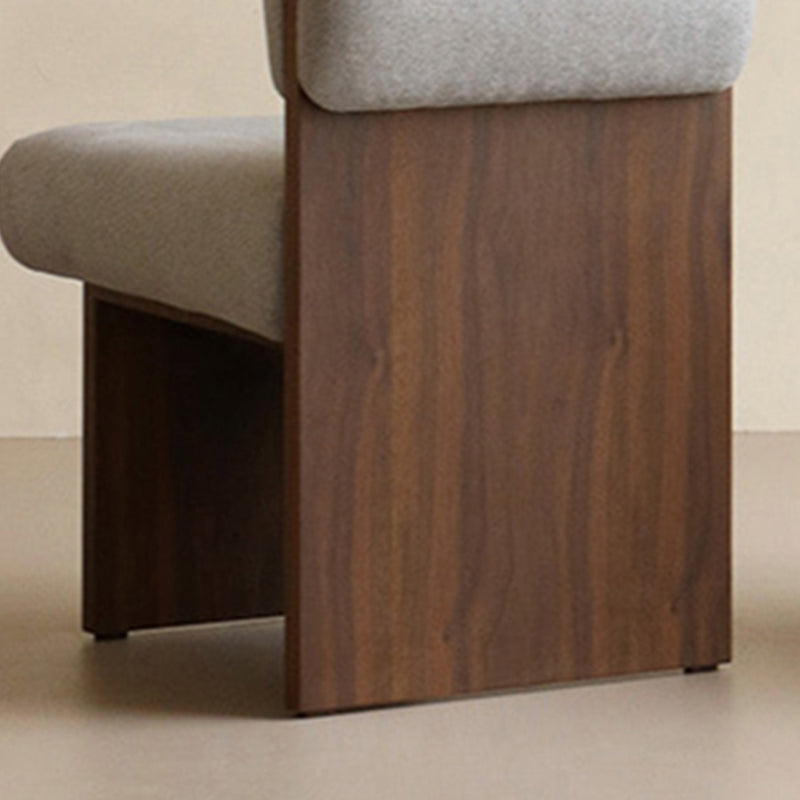 21.25" Wide Armless Chair Solid Wood Frame Chair for Bedroom Clearhalo 'Accent Chairs' 'accent_chairs' 'Chairs & Seating' 'furn' 'furn_accent_chairs' 'Furniture' 'Living Room Furniture' 6160249