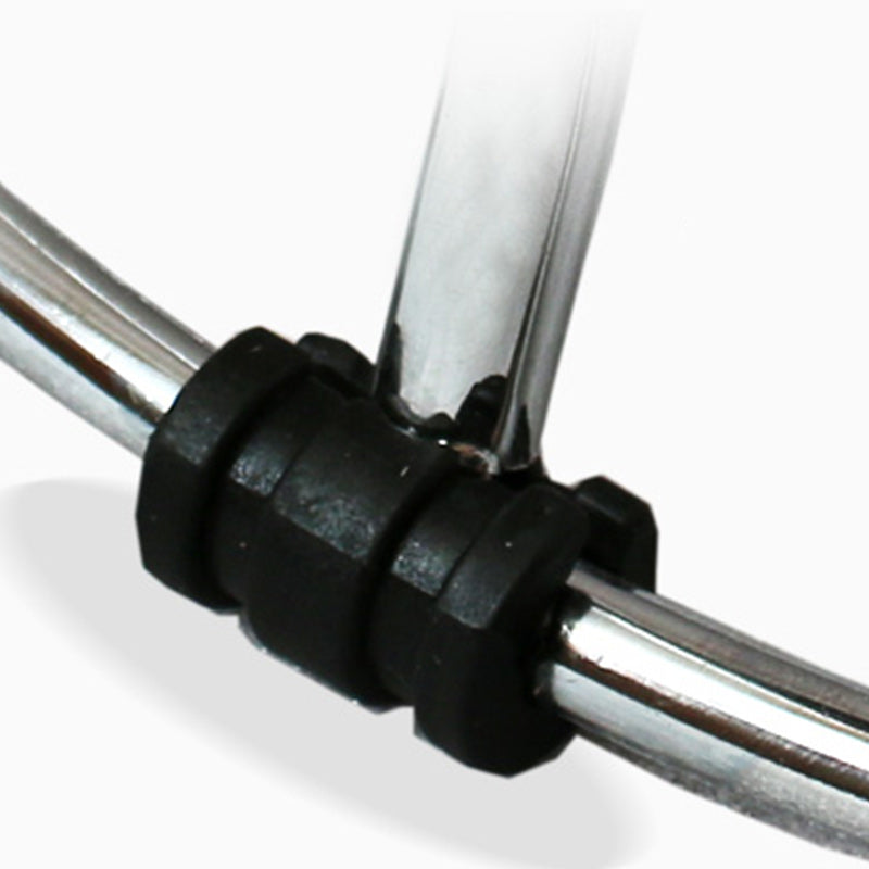 Linen Blend Ottoman Metal Frame Round Upholstered Contemporary Solid Pouf Clearhalo 'furn' 'furn_ottomans_poufs' 'Furniture' 'Living Room Furniture' 'Ottomans & Poufs' 'ottomans_poufs' 6162220