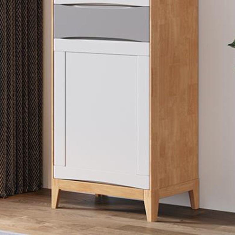 Scandinave Oak Display Standing Standard 16 "W Cabinet d'affichage avec portes