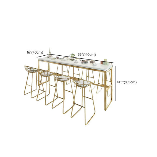 Tavolo da tavolo da pub glam altezza altezza tavolo da barra per uso interno