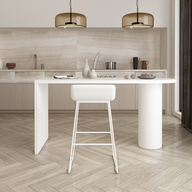 Table moderne en bois massif de forme libre, pour cuisine, salon, café