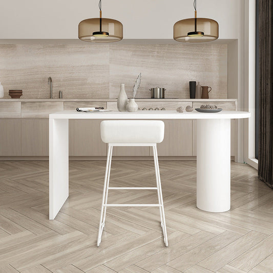 Tavolo in legno moderno in legno massiccio tavolo a forma libera per cucina soggiorno caffè