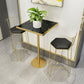 Modern Bar Table Dining Table with Pedestal Base for Kitchen Living Room