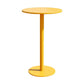 Modern Round Metal Bar Table Dining Table - 23.6" L x 23.6" W x 41.3" H Clearhalo 'Bar Furniture' 'Bar Tables' 'bar_tables' 'furn' 'furn_bar_tables' 'Furniture' 'Kitchen & Dining Furniture' 6162378