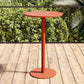 Modern Round Metal Bar Table Dining Table - 23.6" L x 23.6" W x 41.3" H Clearhalo 'Bar Furniture' 'Bar Tables' 'bar_tables' 'furn' 'furn_bar_tables' 'Furniture' 'Kitchen & Dining Furniture' 6162384