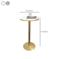 Glam Bar Dining Table Pedestal White Bistro Bar Table with Metal Base Clearhalo 'Bar Furniture' 'Bar Tables' 'bar_tables' 'furn' 'furn_bar_tables' 'Furniture' 'Kitchen & Dining Furniture' 6162409