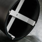 Contemporary Round Bar Height Table Metal Base Bar Table in Black and White Clearhalo 'Bar Furniture' 'Bar Tables' 'bar_tables' 'furn' 'furn_bar_tables' 'Furniture' 'Kitchen & Dining Furniture' 6162528