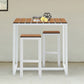 Brown Wood Top Bar Table Outdoor Trestle Base Bar Wine Table Clearhalo 'Bar Furniture' 'Bar Tables' 'bar_tables' 'furn' 'furn_bar_tables' 'Furniture' 'Kitchen & Dining Furniture' 6162600