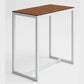 Brown Wood Top Bar Table Outdoor Trestle Base Bar Wine Table Clearhalo 'Bar Furniture' 'Bar Tables' 'bar_tables' 'furn' 'furn_bar_tables' 'Furniture' 'Kitchen & Dining Furniture' 6162603