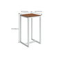 Brown Wood Top Bar Table Outdoor Trestle Base Bar Wine Table Clearhalo 'Bar Furniture' 'Bar Tables' 'bar_tables' 'furn' 'furn_bar_tables' 'Furniture' 'Kitchen & Dining Furniture' 6162610