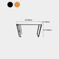 Table de salle à manger Table de bar moderne en pierre frittée blanche avec étagère de rangement