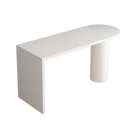 Table de bar moderne rectangulaire en bois massif, table à manger pour cuisine, salon, café