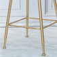 Round Bar Table Gold and Metal Base Bar Table for Kitchen Living Room Coffee Room Clearhalo 'Bar Furniture' 'Bar Tables' 'bar_tables' 'furn' 'furn_bar_tables' 'Furniture' 'Kitchen & Dining Furniture' 6162705