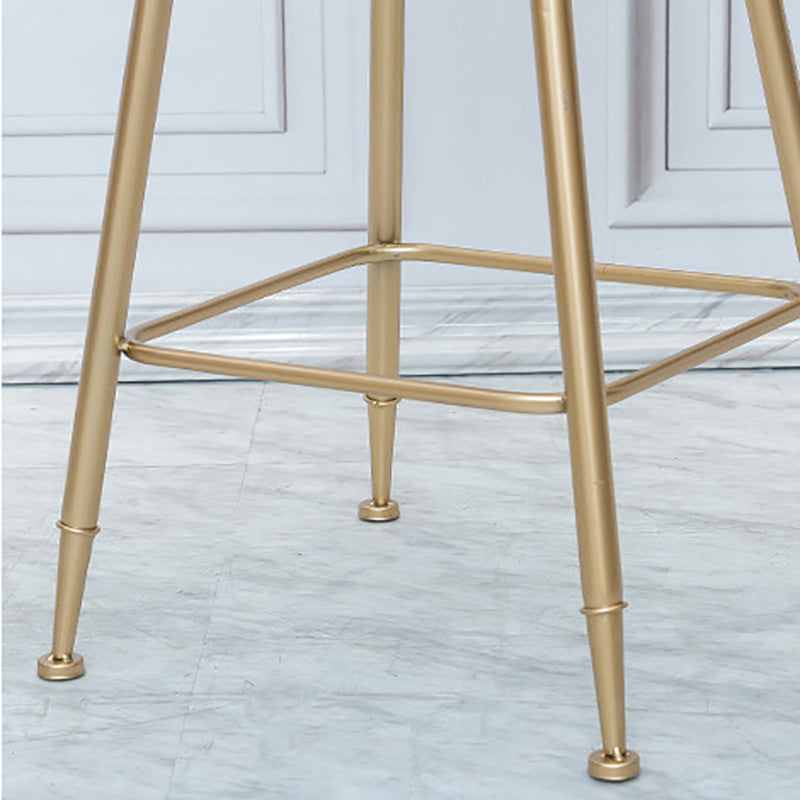 Round Bar Table Gold and Metal Base Bar Table for Kitchen Living Room Coffee Room Clearhalo 'Bar Furniture' 'Bar Tables' 'bar_tables' 'furn' 'furn_bar_tables' 'Furniture' 'Kitchen & Dining Furniture' 6162705